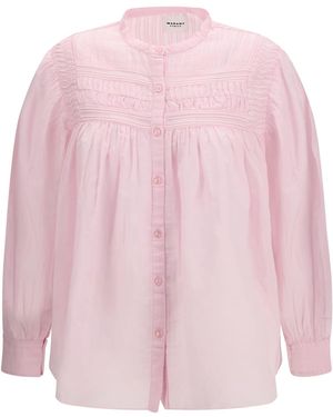 Isabel Marant Plalia Cotton Shirt - Pink