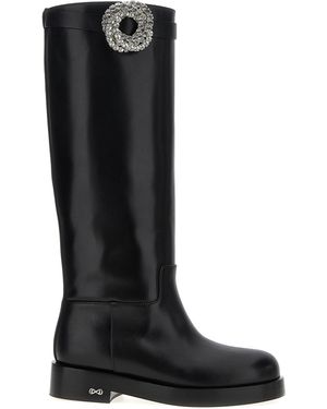 Mach & Mach 'Galaxy' Boots - Black