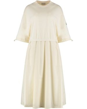 Moncler Cotton Dress - White