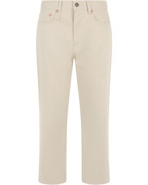 R13 Straight-Leg Jeans Cotton - Natural