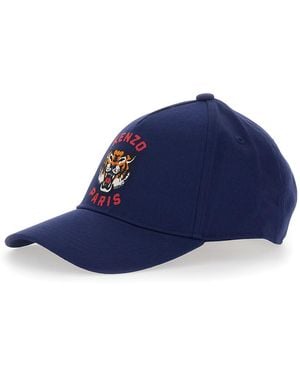 KENZO Hat Kids Cotton - Blue