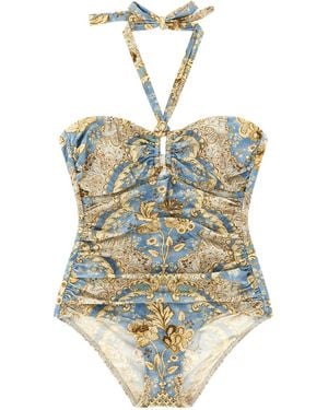 Zimmermann Daylight One-Piece Swimsuit - Blue