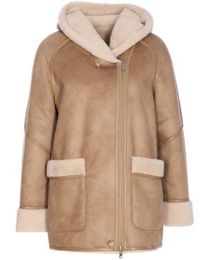 Urbancode Reversible Faux Fur Jacket - Natural