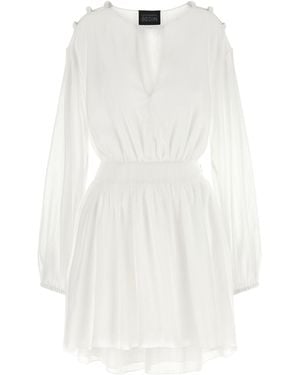 Giovanni bedin Cotton Short Dress - White