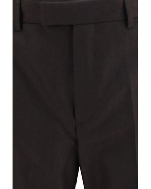 Dries Van Noten Dries Van Noten Chevron Wool Suit - Black