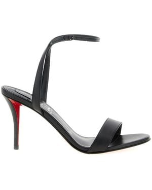 Christian Louboutin Miss Z Leather Sandals - Black