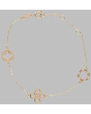 Tory Burch Bracelet Forget Me Not Brass Bracelets - White