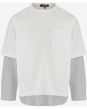 Homme by Michele Rossi T-Shirt Cotton T-Shirts - White