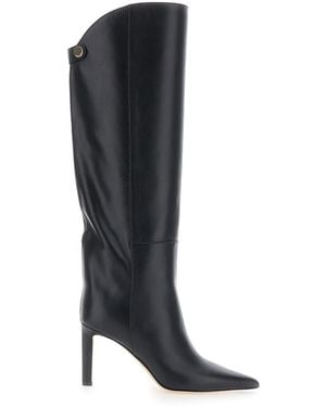 Jimmy Choo Boots Alizze Leather Calfskin - Black