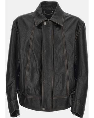 Golden Goose Bomber Jacket Nappa Leather - Black