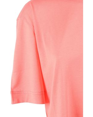 K-Way Gabillou Cotton Silk T-Shirt Elastane Polyamide Short Sleeves - Pink