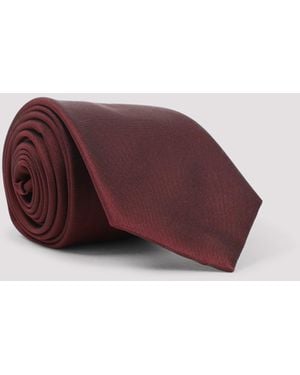 Giorgio Armani Silk Tie - Purple
