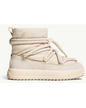 Moncler Moncler Padded Quilted Boot - Natural
