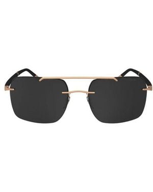 Silhouette Sunglasses Metal Titan Eyewear - Black