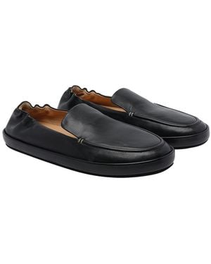 Marsèll Flat Shoes Calf Leather/Rubber Sole - Black