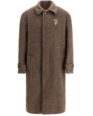 Golden Goose Journey Single-Breasted Coat - Brown