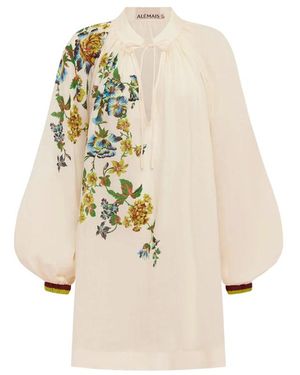 ALÉMAIS Phyllis Mini Dress - Natural