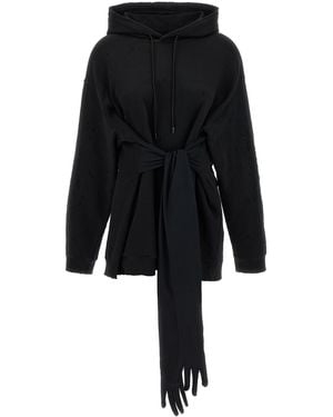 MM6 by Maison Margiela Cotton Short Dress - Black