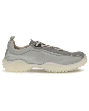 Miu Miu Gray Recycled Polyamide Chunky Sneakers - Multicolor