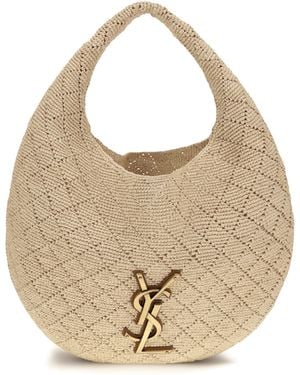 Saint Laurent Icare Hobo Bag - White