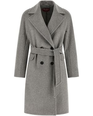 Max Mara Panteon Coat - Gray