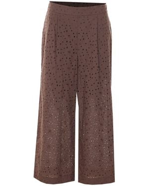 Twinset Trousers - Brown