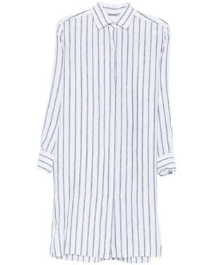 Xacus Leandra Lino Tipoa Dress - White