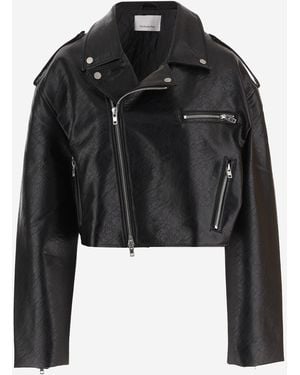 Frankie Shop Jacket Polyester Polyurethane - Black