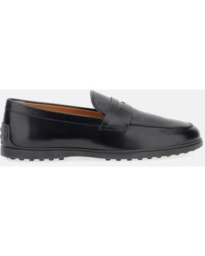 Tod's Mocassino Gomma 78L - Black