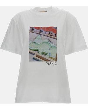 Plan C Printed T-Shirt - White