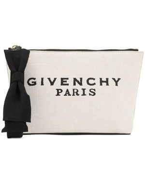 Givenchy Lovo Cotton Pouch - White