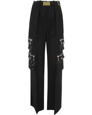 Elisabetta Franchi Cargo Trousers - Black