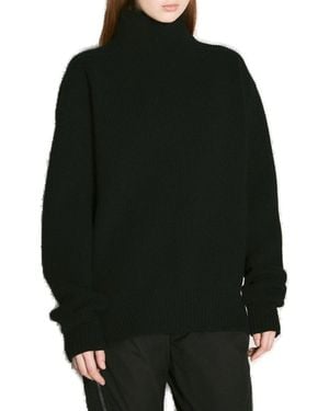 Rick Owens Fisherman Tabard Sweater - Black