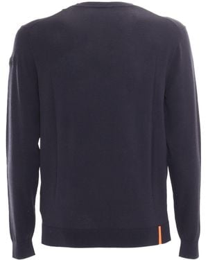 Rrd Maxell Round Knit Crewneck - Blue