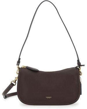 COACH Leather Waverly Shoulder Bag - Metallic