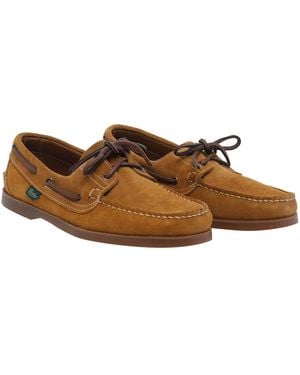 Paraboot Suede Leather/Rubber Sole - Brown