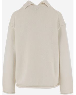 Bottega Veneta Cashmere Jumper - White
