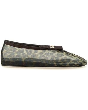 Ganni Jenny Ballet Flat - Green