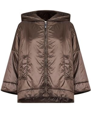 Max Mara Hooded Padded Jacket Mtcfiore Puffer - Brown