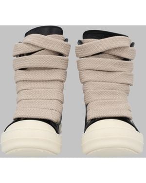 Rick Owens Leather Sneakers Sneakers - Natural