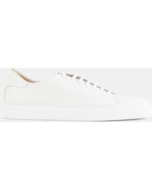 Brightway Smooth Leather Trainers With Sole - White