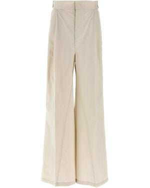 Maison Margiela Wide Range Of Trousers - Natural