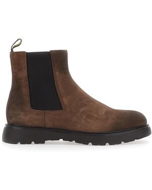 Doucal's Boots Goteborg Camoscio Beatles Calf Leather - Brown