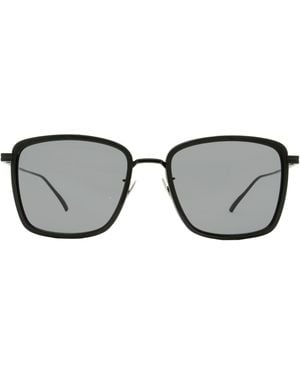 Bottega Veneta Square Sunglasses Bv1008Sk 002 55Mm 1008 Metal/Plastic (Acetate) - Black