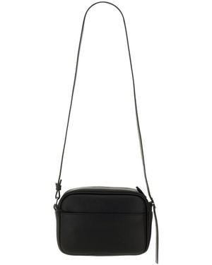 Courreges Camera Bag Reedition Calf Leather Shoulder - White