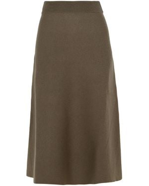 Lanvin Wool Blend Skirt - Natural