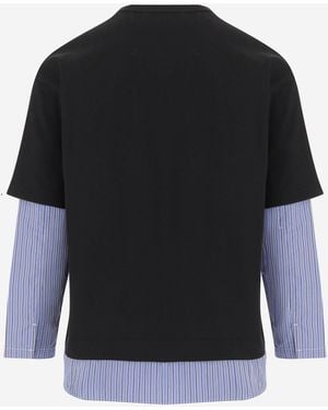 Homme by Michele Rossi T-Shirt Cotton T-Shirts - Black