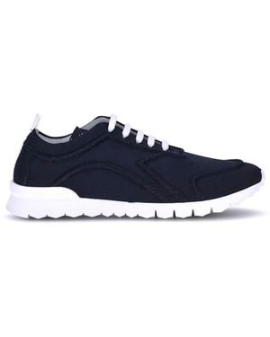 Kiton Cotton Trainers - Blue