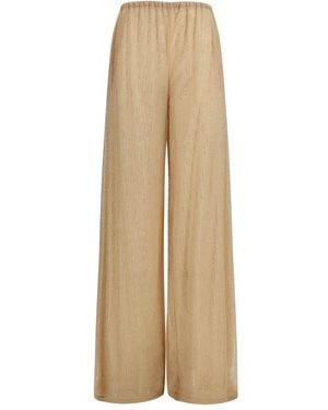 Ermanno Scervino Polyester Casual Trousers - Natural