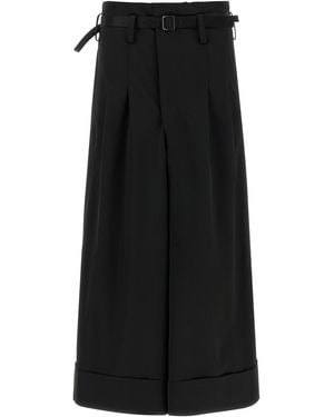 Junya Watanabe Acetate Fla Trousers - Black